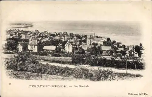 Ak Beuzeval Houlgate Calvados, Vue Generale
