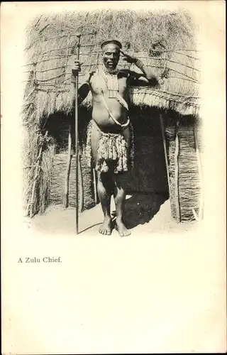 Ak A Zulu Chief, Afrikanisches Stammesoberhaupt