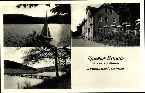 Ak Krummenerl Meinerzhagen im Sauerland, Gasthof Schulte