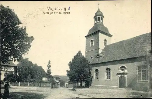 Ak Vienenburg Goslar am Harz, Ev. Kirche