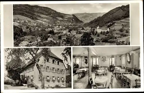 Ak Altsimonswald Simonswald im Schwarzwald, Panorama, Gasthof Pension zum Ochsen