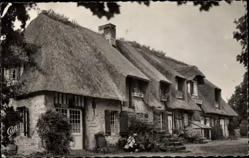 Ak Houlgate Calvados, Vieille Chaumiere Normande