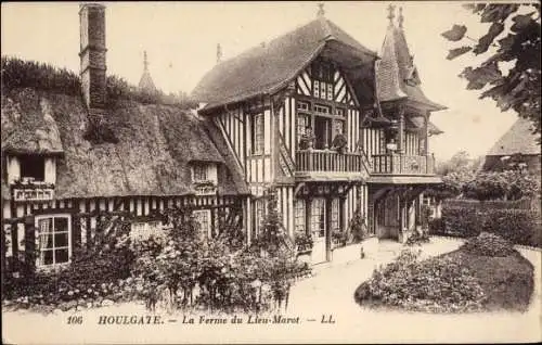 Ak Houlgate Calvados, La Ferme du Lieu Marot