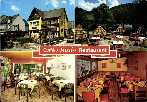 Ak Bernkastel Kues an der Mosel, Café Restaurant Rosi