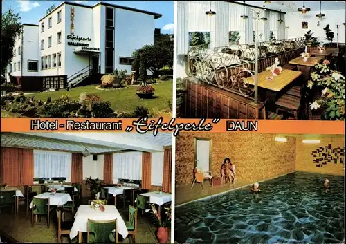 Ak Daun in der Eifel, Hotel Eifelperle, Schwimmbecken