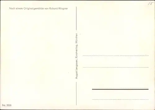 Künstler Ak Wagner, Richard, München, Blick auf den Marienplatz