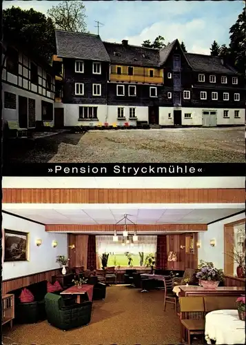 Ak Stryck Willingen Upland in Hessen, Pension Stryckmühle