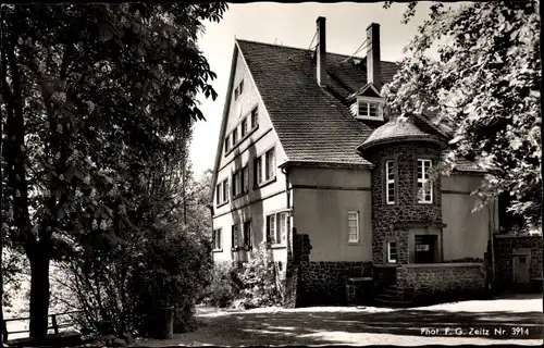 Ak Niedermendig Mendig in der Eifel, Naturfreundehaus Laacher See