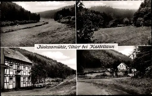 Ak Uhler im Hunsrück, Junkersmühle, Waldlandschaft