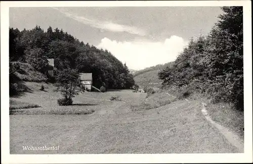 Ak Wohnroth im Hunsrück, Wohnrother Tal