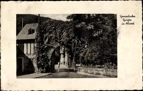 Ak Altwied Neuwied in Rheinland Pfalz, romantisches Burgtor