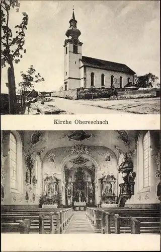 Ak Obereschach Villingen Schwenningen im Schwarzwald, Kirche