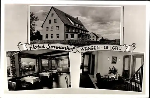 Ak Wangen im Allgäu, Hotel Sonnenhof