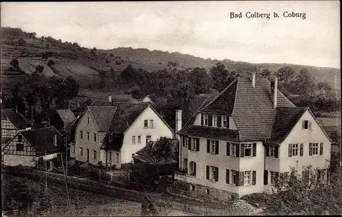 Ak Bad Colberg Heldburg in Thüringen, Blick auf Häuser