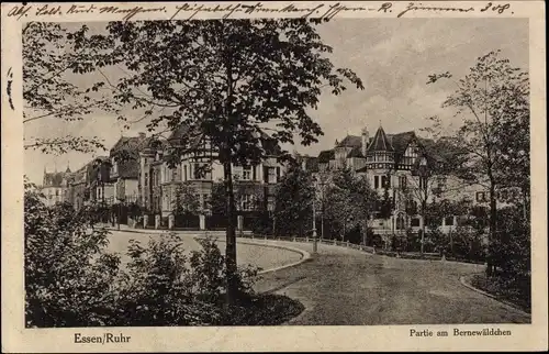 Ak Essen im Ruhrgebiet Nordrhein Westfalen, Bernewäldchen