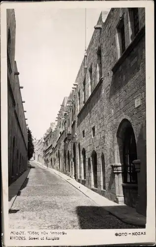 Ak Insel Rhodos Griechenland, Street of Knights