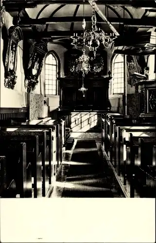 Ak Hogebeintum Friesland, Interieur Kerk, Kirche