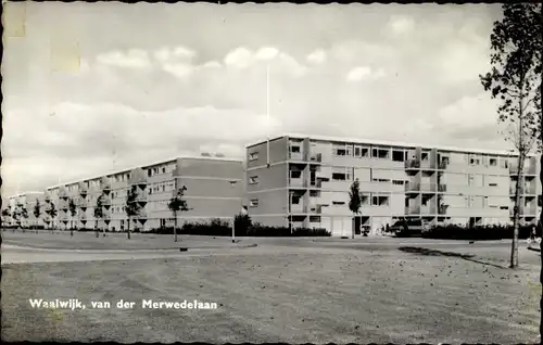 Ak Waalwijk Nordbrabant, van der Merwedelaan, Neubausiedlung