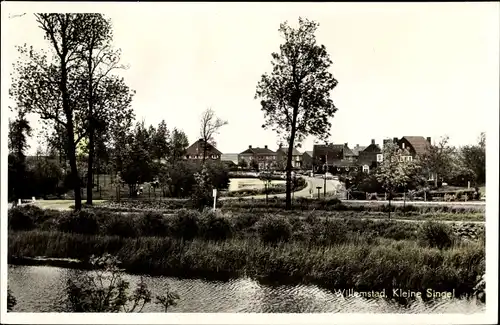 Ak Willemstad Nordbrabant, Kleine Singel, Kanal, Ortspartie,