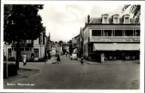 Ak Baarn Utrecht, Nieuwstraat, Hotel de la Promenade