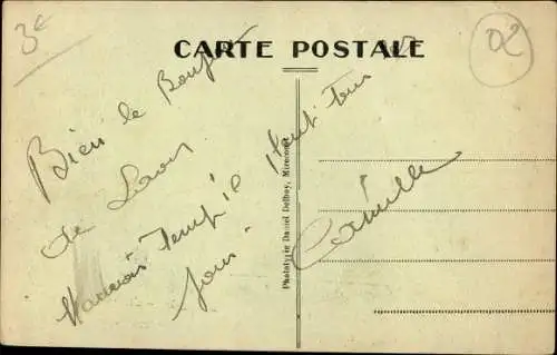 Ak Laon Aisne, Caserne Semilly