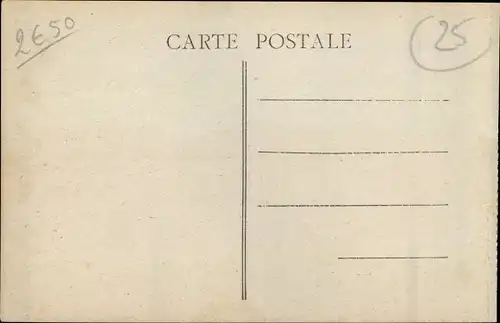 Ak Le Valdahon Doubs, Vue generale du Camp