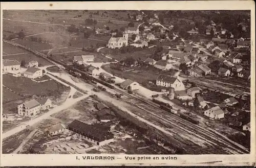 Ak Le Valdahon Doubs, Vue prise en avion