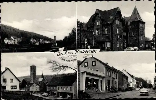 Ak Jünkerath in der Eifel, Teilansicht, Straßenpartie, Geschäfte