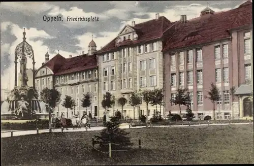 Ak Opole Oppeln Schlesien, Friedrichsplatz