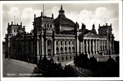 Ak Berlin Mitte, Reichstagsgebäude