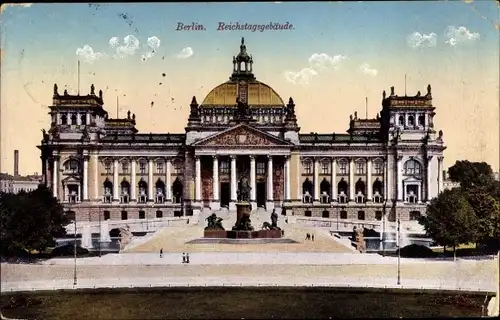 Ak Berlin Mitte, Reichstagsgebäude