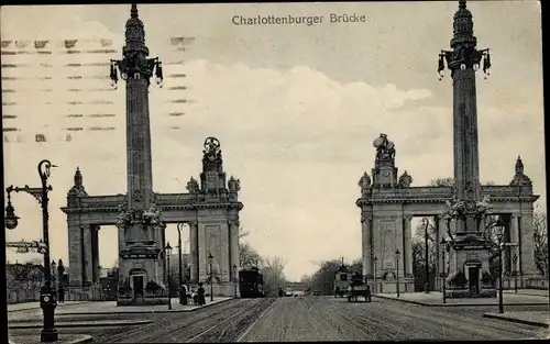 Ak Berlin Charlottenburg, Charlottenburger Brücke