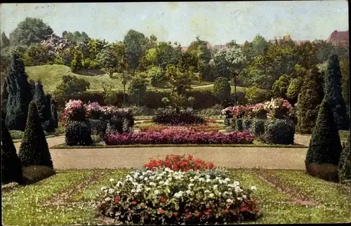 Ak Berlin Zehlendorf Dahlem, Partie im Botanischen Garten, Ital. Garten m. d. Himalaya Gruppe