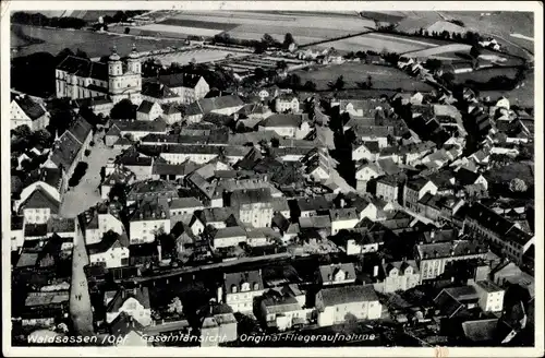 Ak Waldsassen in der Oberpfalz, Fliegeraufnahme