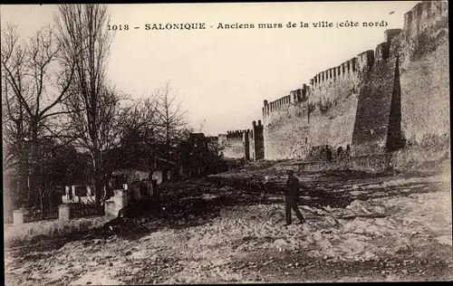 Ak Thessaloniki Griechenland, Anciens murs de la ville