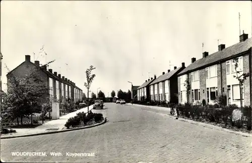 Ak Woudrichem Nordbrabant, Weth. Kuyperstraat, Reihenhaussiedlung
