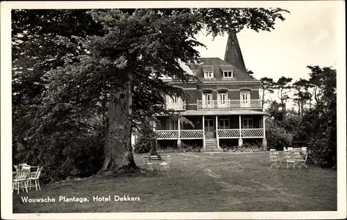 Ak Wouwsche Plantage Nordbrabant, Hotel Dekkers