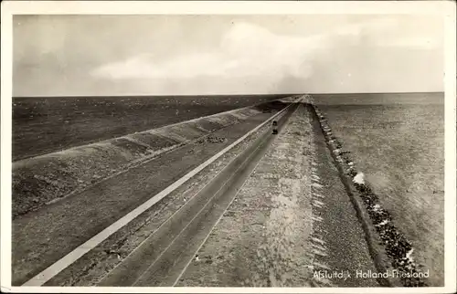 Ak Friesland Niederlande, Afsluitsdijk