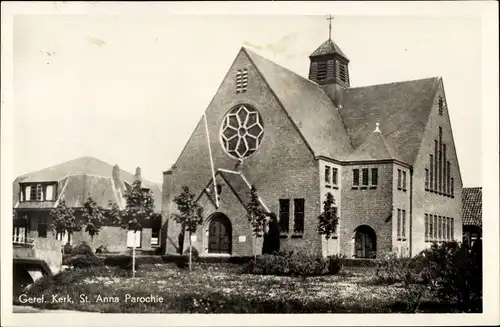 Ak St Annaparochie Friesland Niederlande, Geref. Kerk