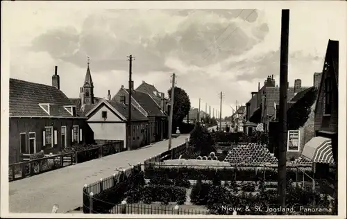 Ak Nieuw en Sint Joosland Zeeland Niederlande, Panorama