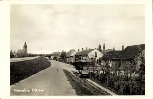 Ak Nieuwdorp Zeeland Niederlande, Dijklaan