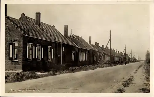 Ak Nieuwdorp Zeeland Niederlande, Havenweg