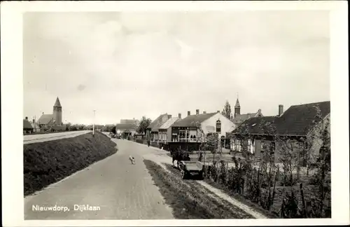 Ak Nieuwdorp Zeeland Niederlande, Dijklaan
