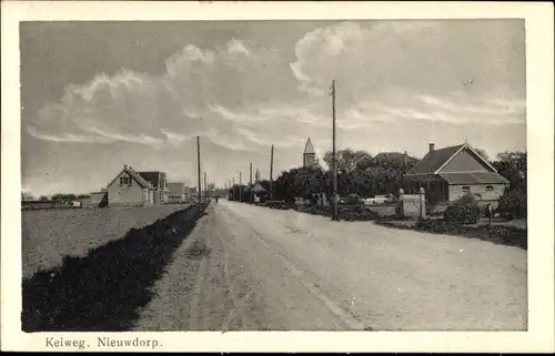 Ak Nieuwdorp Zeeland Niederlande, Keiweg