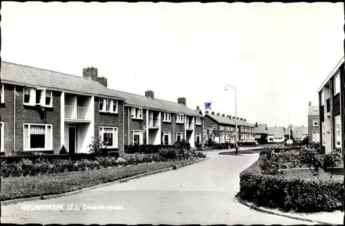 Ak Nieuwerkerk Schouwen Duiveland Zeeland Niederlande, Zeeasterstraat