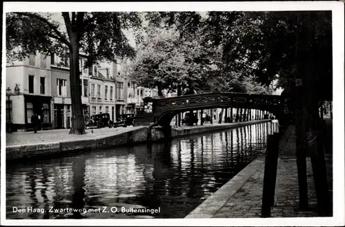 Ak Den Haag Südholland Niederlande, Zwarteweg met Z. O. Buitensingel