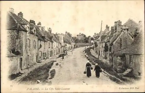 Ak Falaise Calvados, La Cote Saint Laurent