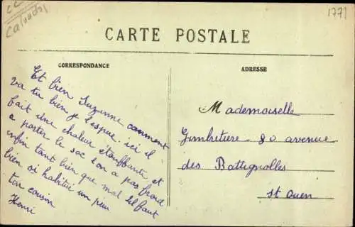 Ak Falaise Calvados, Place Belle Croix