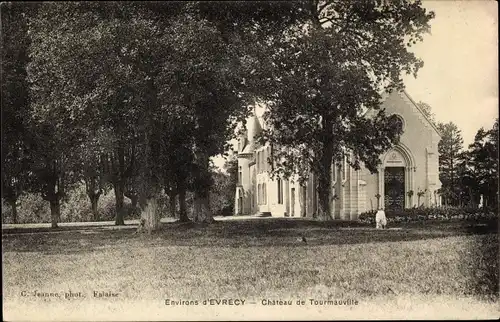 Ak Tourville sur Odon Calvados, Chateau de Tourmauville