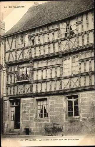 Ak Falaise Calvados, Ancienne Maison rue des Cordeliers